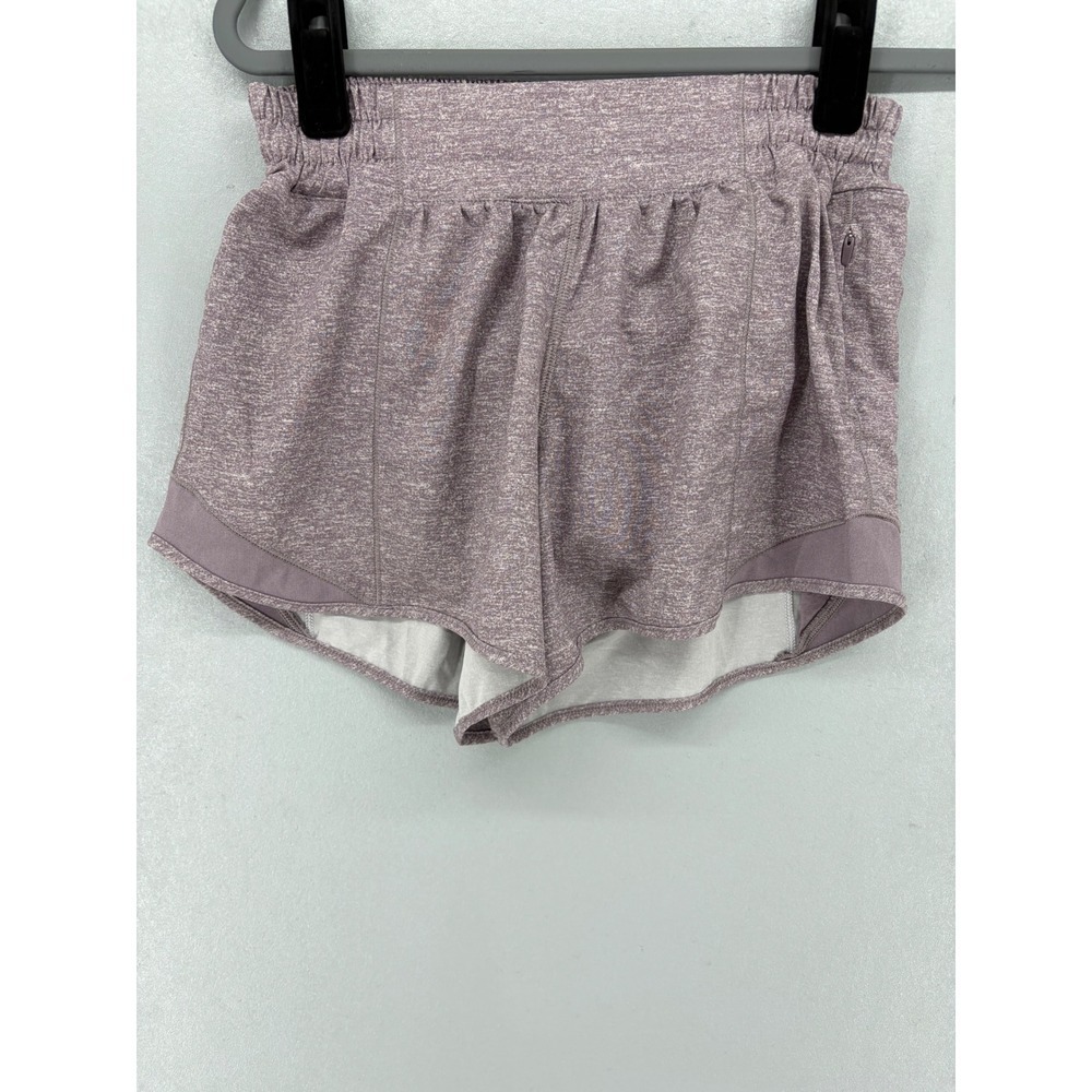 Lululemon Tracker Short V Dusty Mauve Running Shorts Lined 4 Tall - Picture 2 of 6
